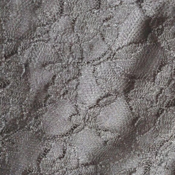 Mimi Maternity Dress Women L Black Lace Sleeveless Keyhole Tie Back Event Dressy - Picture 8 of 9